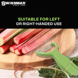 Y Peeler with Stainless Steel Scalpel Blade | Green | Swissmar