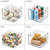 Storage Bin Clear 6" x 8" x 8" Inter Design