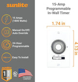 24 HOUR IN WALL TIMER SUNLITE