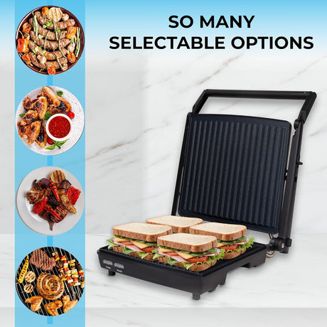 Panini Press Gourmet Sandwich Maker & Grill Courant