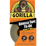 Gorilla Glue Tape | 1" x 30 ft | To-Go Roll | Heavy Duty | Weather Resistant