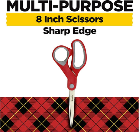 Scissors w/Grip 8" Scotch