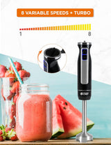 Commercial Chef Hand Blender SS 8 Speed