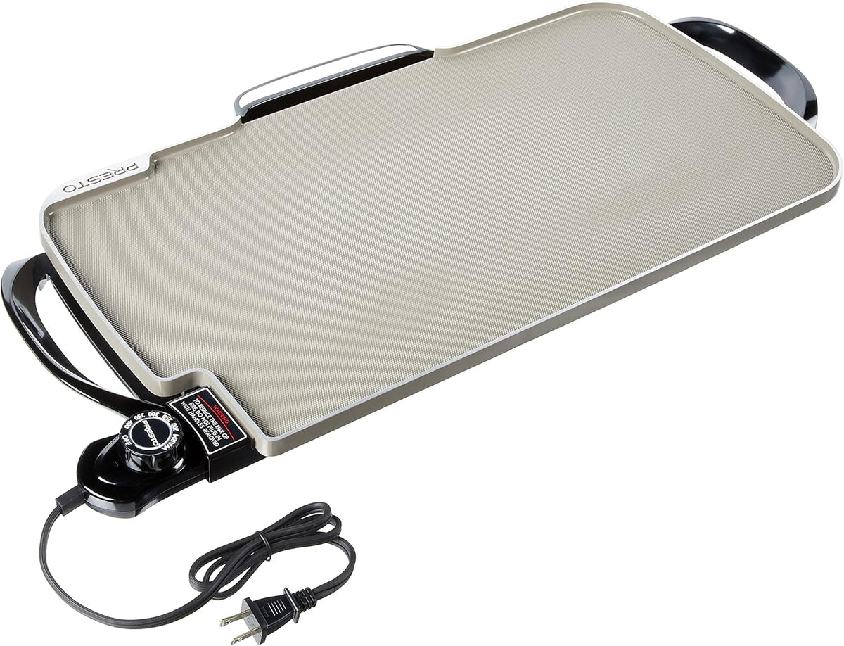 Electric Griddle w/Removable Handle (23" x 12") Presto