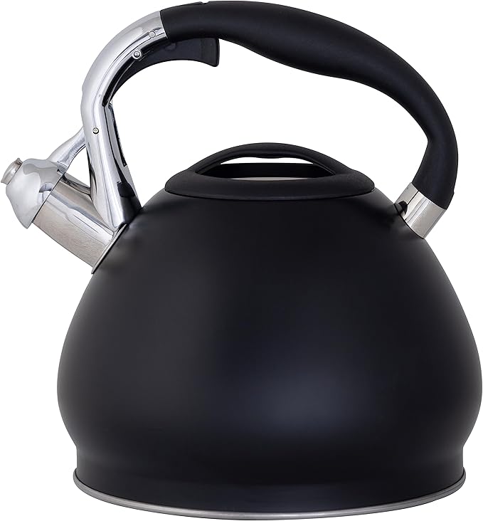 Tea Kettle 3.6QT Black Kitchen Details