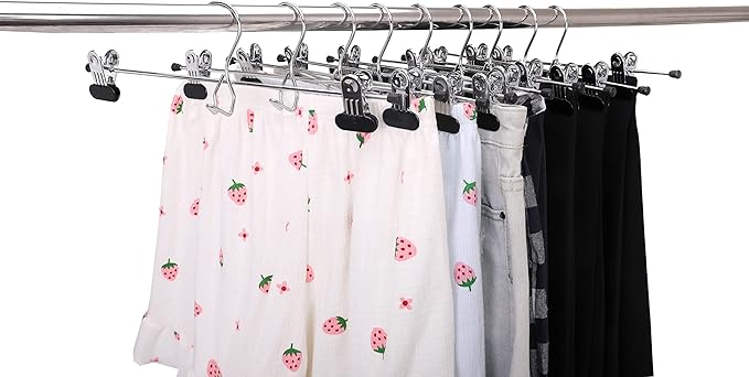 Metal Add-On Skirt Hangers 6pk Quality Hangers