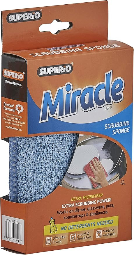 Scrubbing Sponge Blue Superio