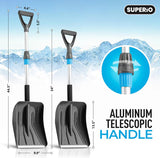 Snow Shovel with Telescopic Handle