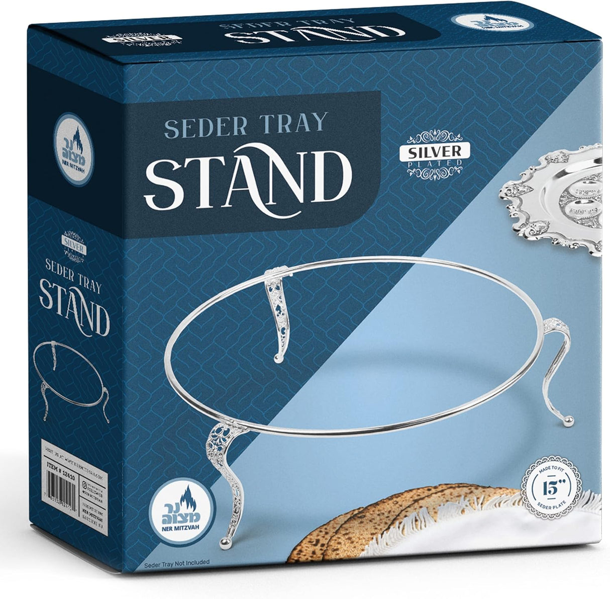 Silver Plated Seder Plater Holder