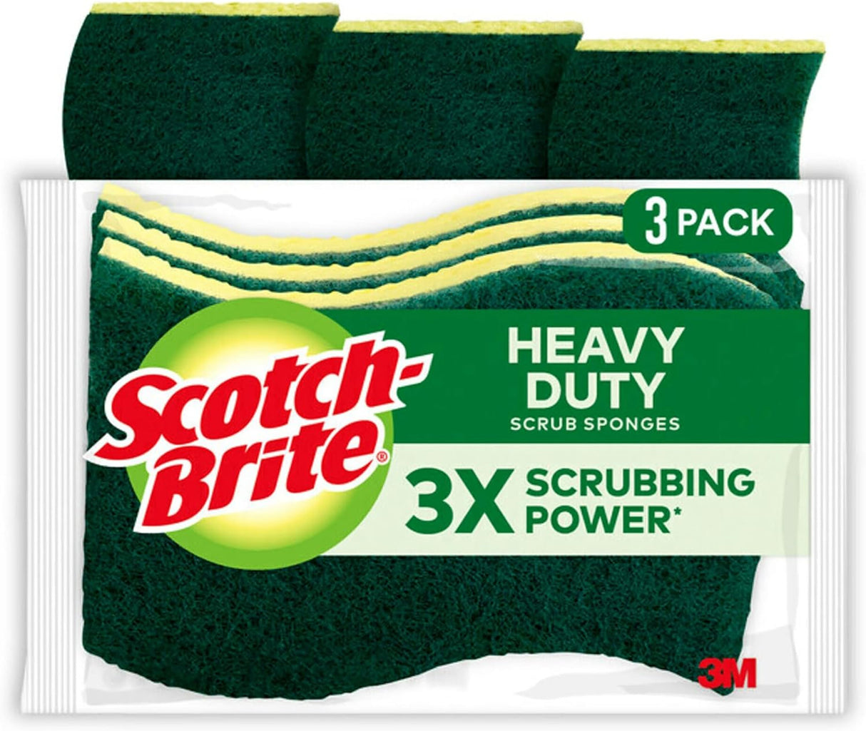 Scrub Sponges 3pk Scotch Brite