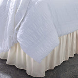 Beige Bed Ruffle King Size