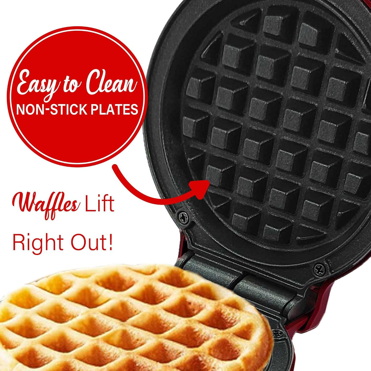 Mini Waffle Maker 5" Brentwood