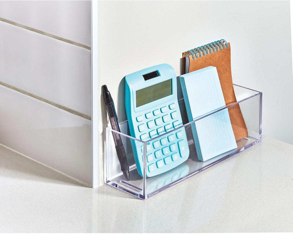 Clear Adhesive Organizer Bin 3x11