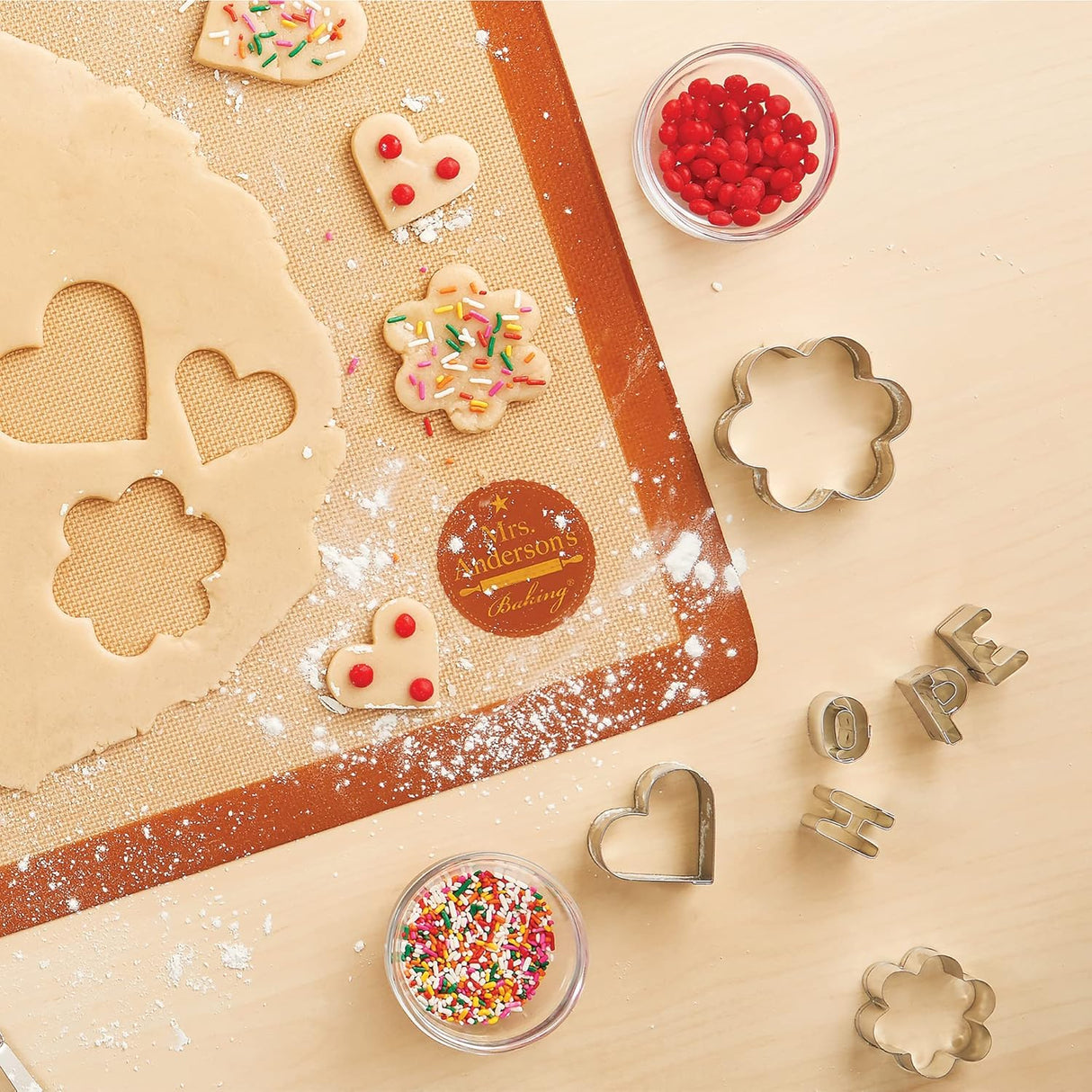 Baking Heart Cookie Cutters 5PC Set