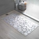 Recycled PVC Bath Mat (29.1" x 15.75") Clear Bath Bliss
