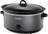 Slow Cooker 7QT Charcoal Crockpot