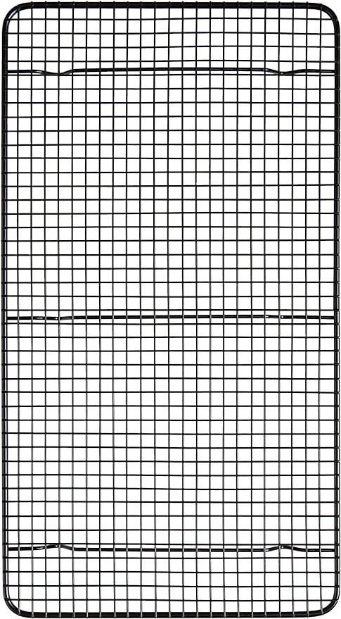 Cooling Rack Non Stick | 10" x 18" Baking & Roasting Rack | Oven Safe Steel | Mrs. Anderson