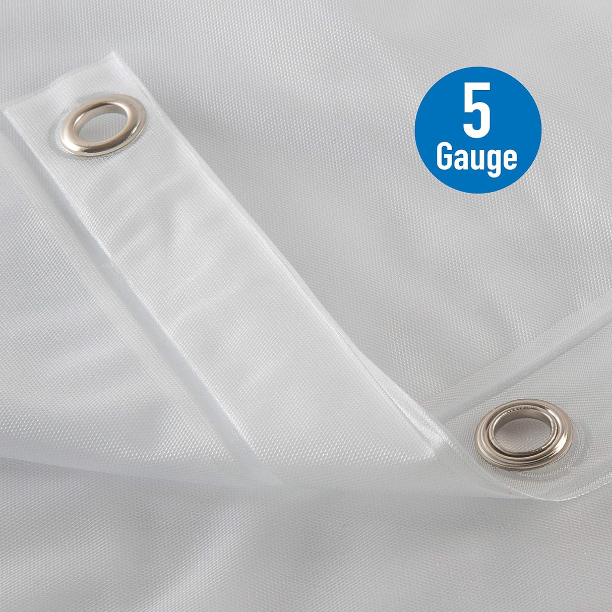 Shower Curtain Liner | 70” x 72” | Grommet Top | Bath Bliss
