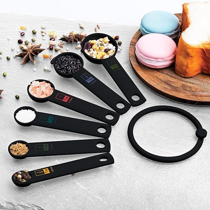 Measuring Spoons Black