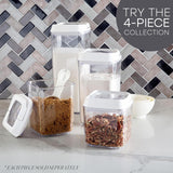 Airtight Food Container Stackable | 0.9 L | Clear plastic | Kitchen Details