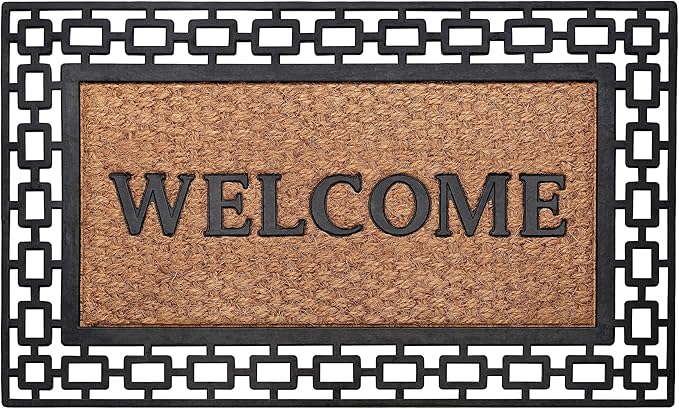 Wrought Iron Doormat (18 x 30") Achim