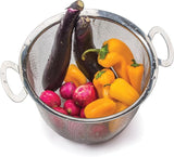 Wide Rim Mesh Basket