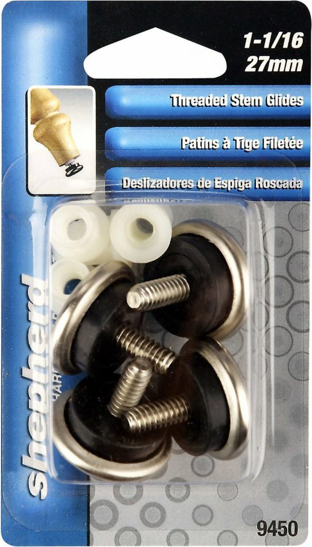 Threaded Stem Glides 1-1/16" Shepherd