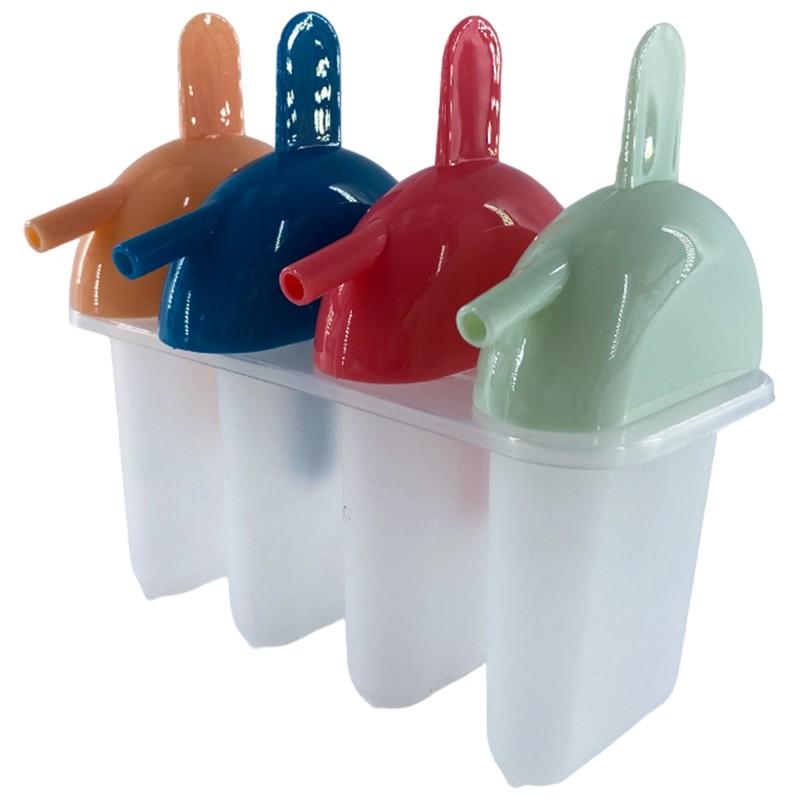 Plastic Popsicle Mold 4PC Cotton Valley