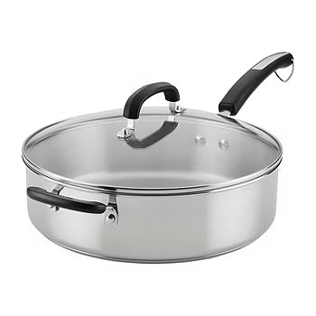 Stainless Steel Covered Saute Pan 6QT Farberware