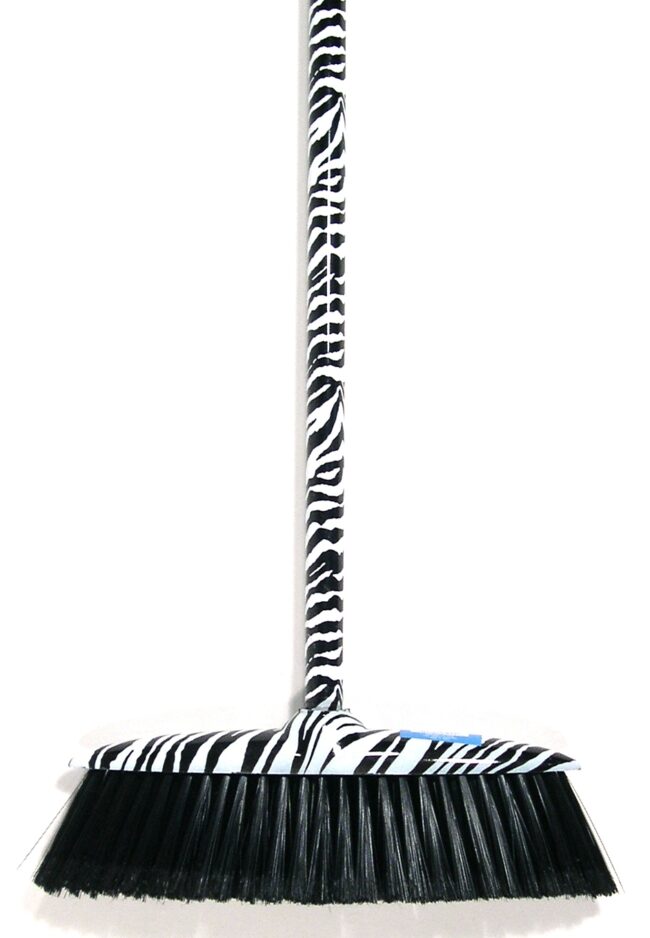 Zebra Oval Broom Designer Series