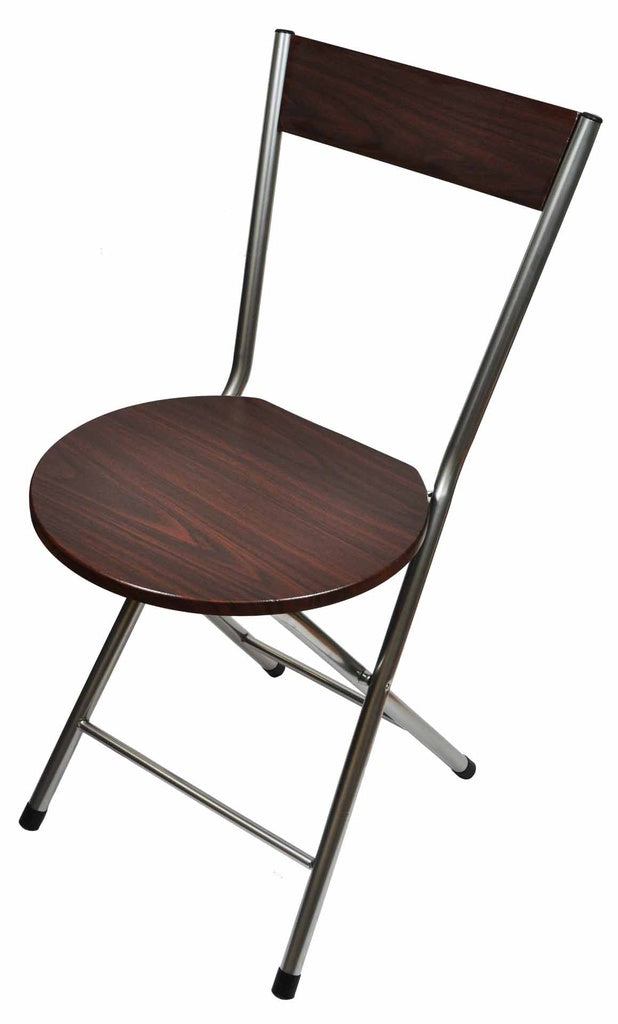 Dark Wood Folding Chair