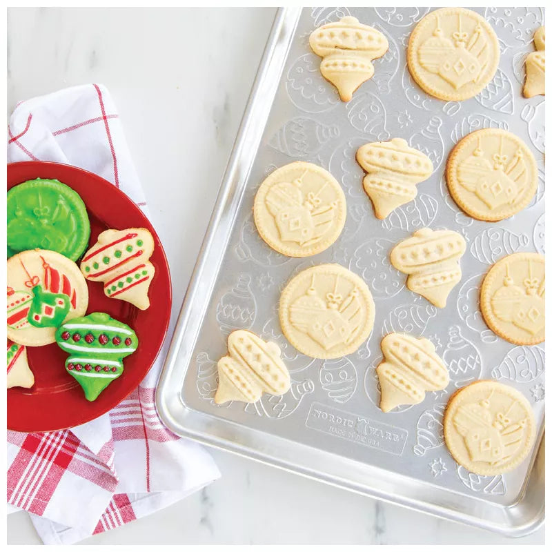 Silver Cast Cookie Stamps, 3" rounds