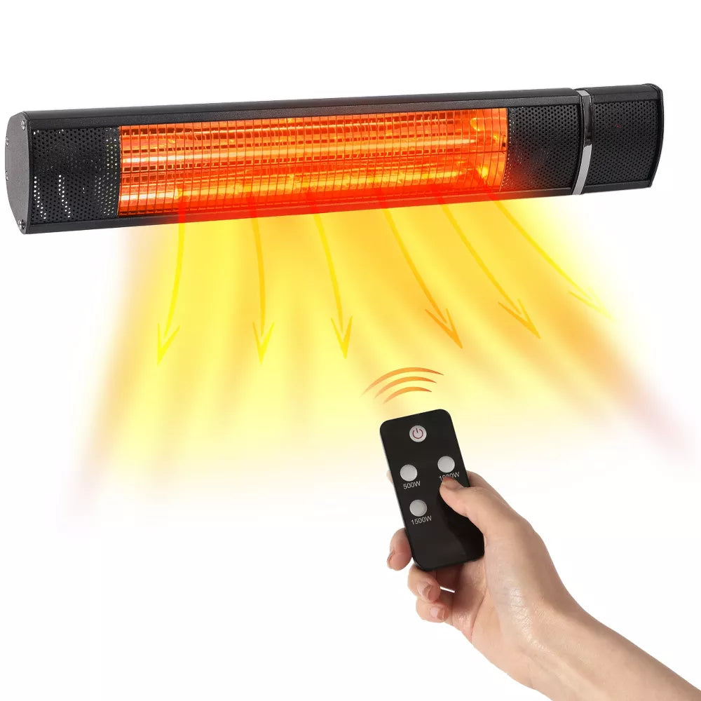 Black+Decker Patio Electric Heater | Wall Mountable