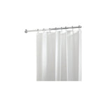 White Solid Shower Curtain Liner Inter Design