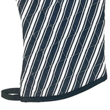 Oven Mitt Striped Black
