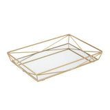 Gold Large Mirrored Vanity Tray
