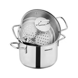 Stainless Steel Casserole Steamer 3.5L Korkmaz