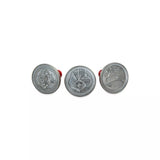 Silver Cast Cookie Stamps, 3" rounds