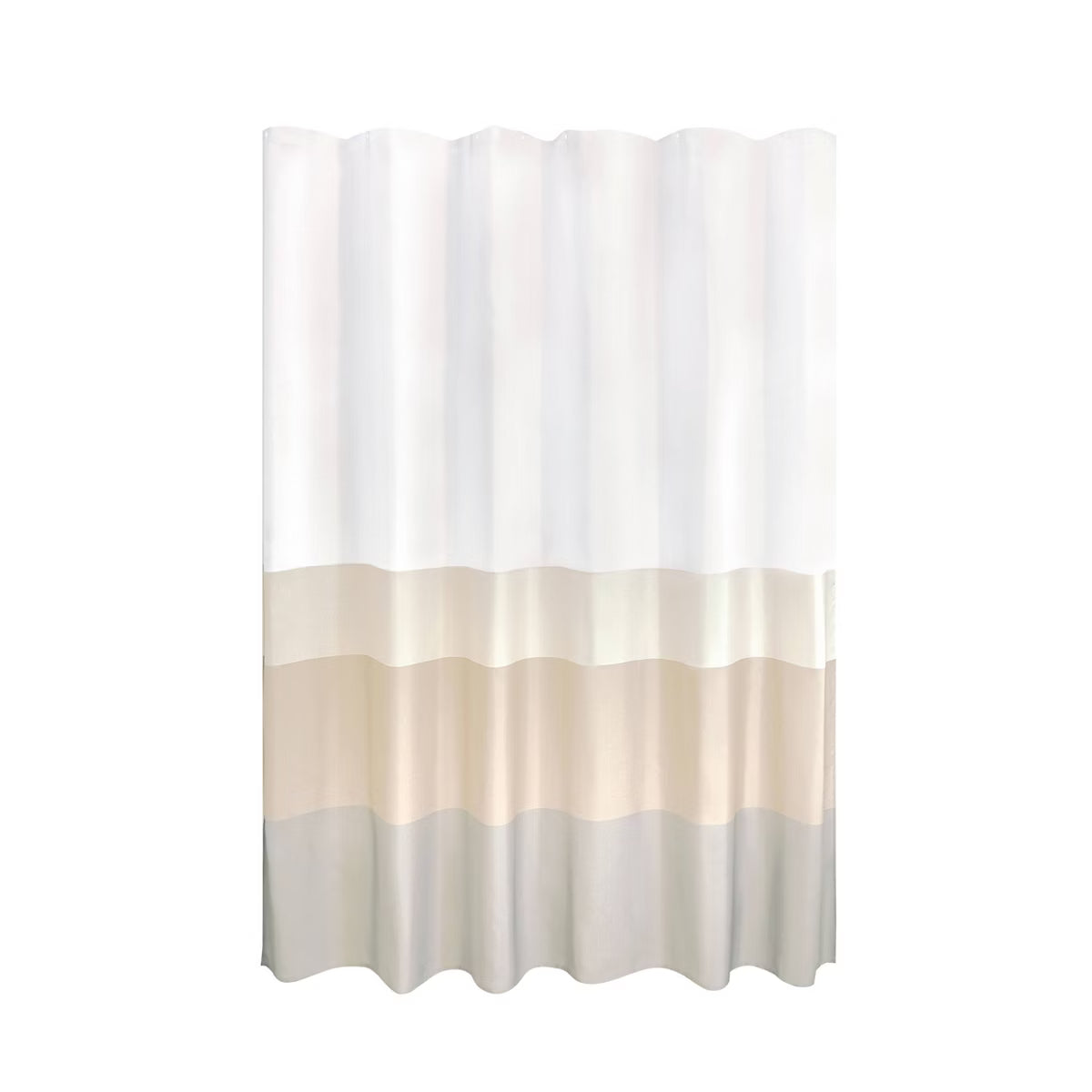 Gradient Stripe Polyester Shower Curtain Inter Design