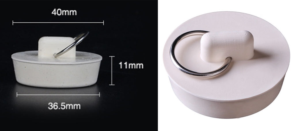 Rubber Drain Stopper 1-3/8" To 1-1/2" Uninware