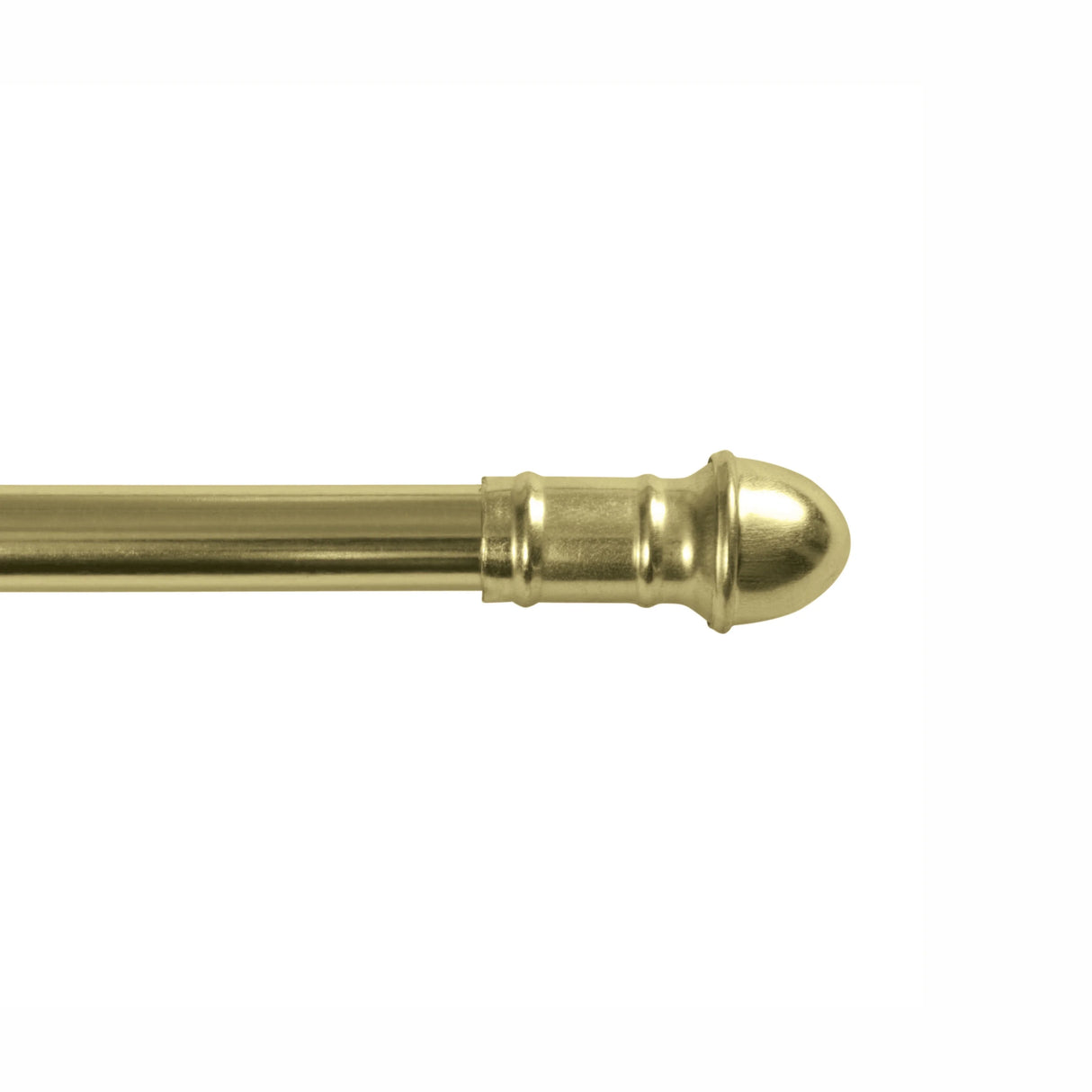 Curtain Cafe Rod 7/16" Gold 28" - 48"