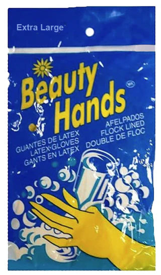 Latex Gloves X-Large Beauty Hands