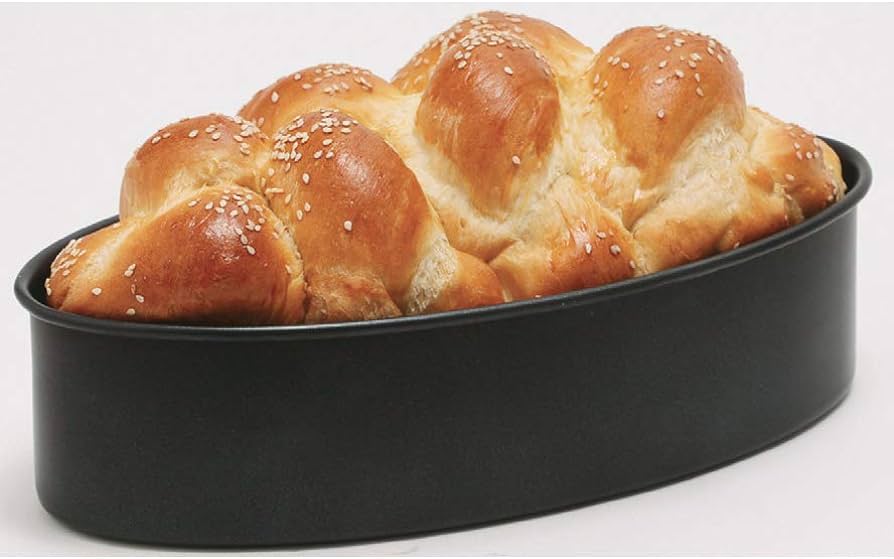 Magic Mill Heavy Duty Non-Stick  Challah Pan - Black
