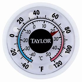 Thermometer Indoor/Outdoor Stick-On Taylor