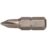 Phillips Insert Bit Tip #0 |  PH0100 | 1" Long | Tuff Stuff