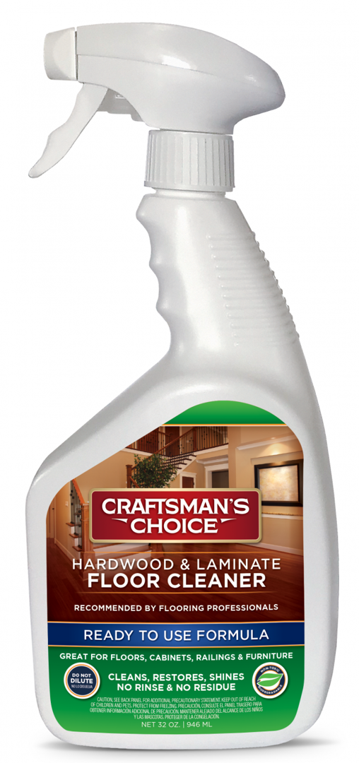 Hardwood & Laminated Floor Cleaner Spray Craftsman's Choice
