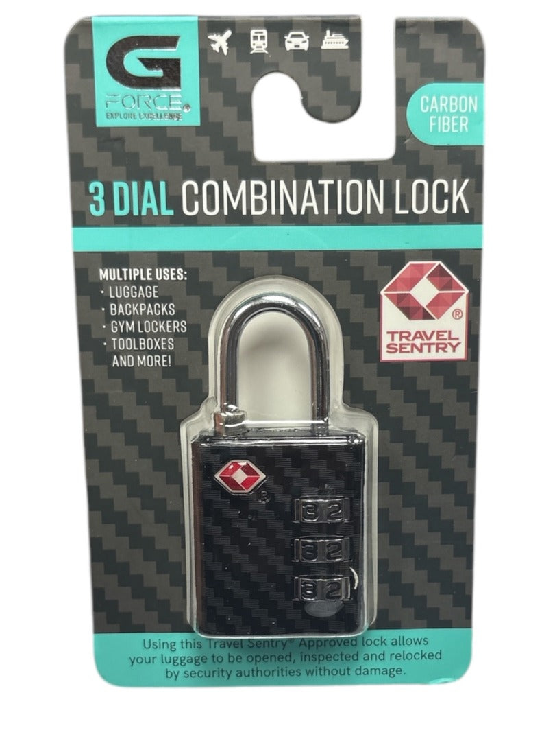 3 Dial Combination Lock