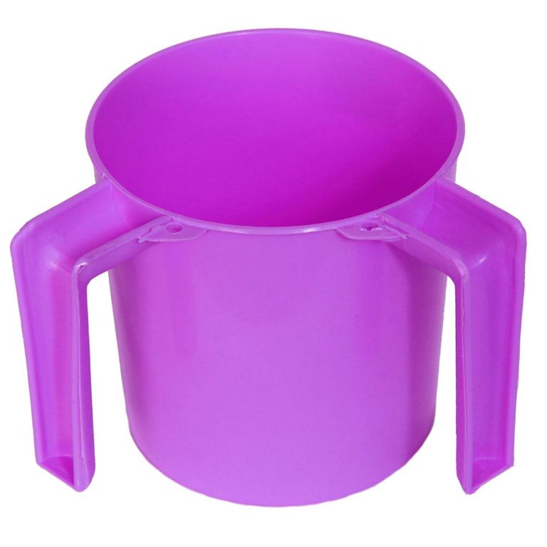 Plastic Round Wash Cup Purple (BA157)