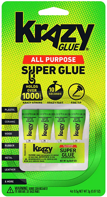 Krazy Glue 4pk Mini