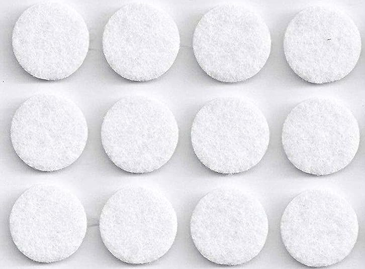 Flexi Felt Pads 3/4" White